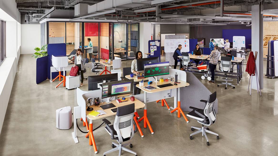 New Steelcase Flex Collection builds dynamic  spaces for today’s innovators